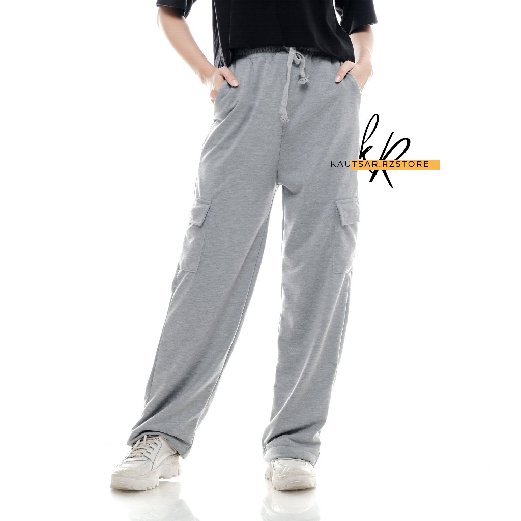 Celana Cargo Wanita Highwaist Premium Jumbo || Cargo Pants Wanita Terbaru || Celana Kargo Wanita