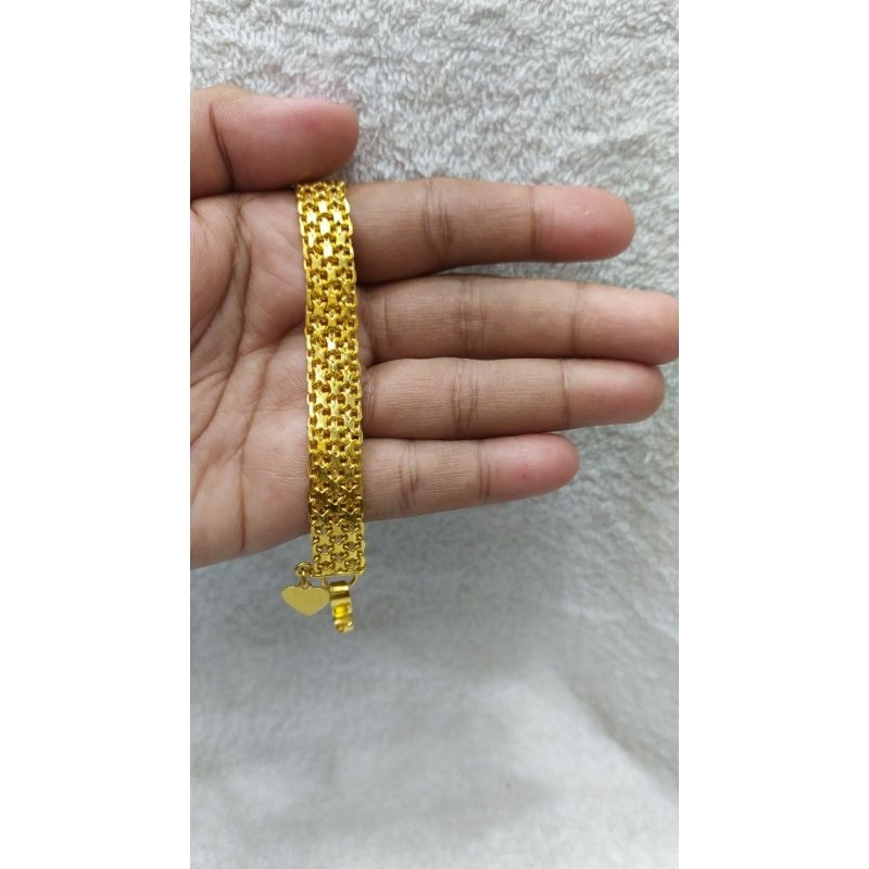 Gelang rantai mas penang