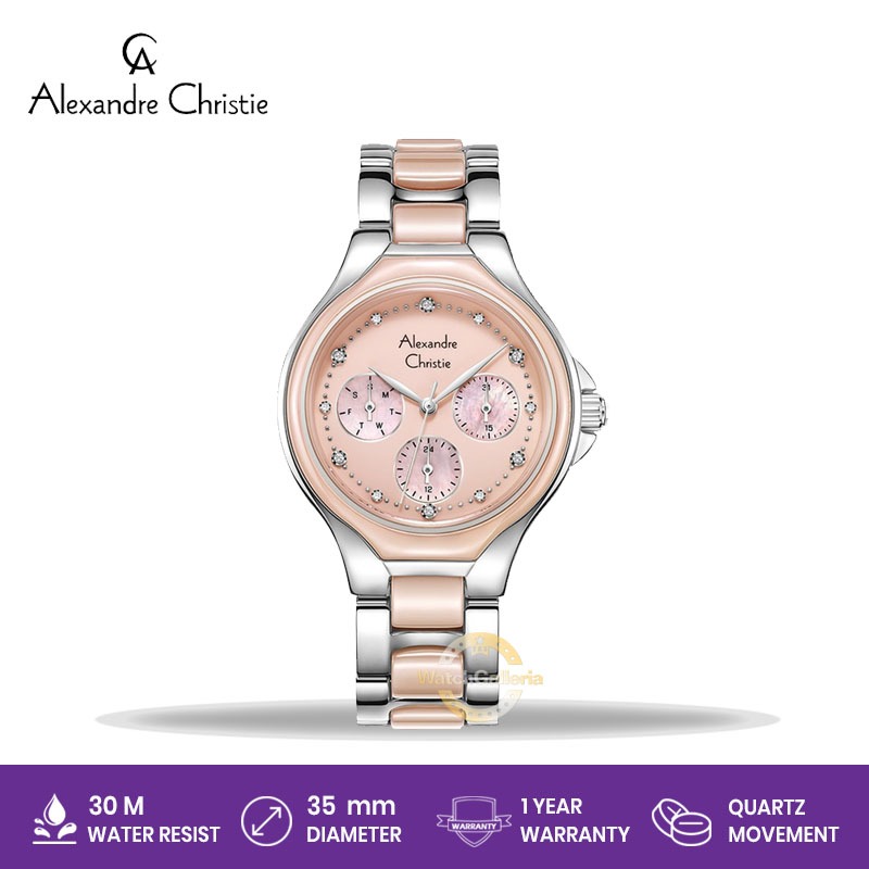 Jam Tangan Wanita Alexandre Christie AC 2B03 BF BSSIV Original Murah