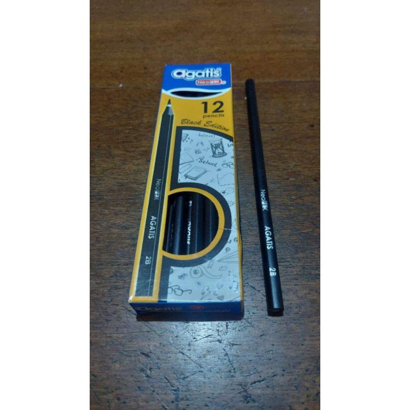 

[LUSIN] PENSIL 2B AGATIS NEO PEX BLACK EDITION