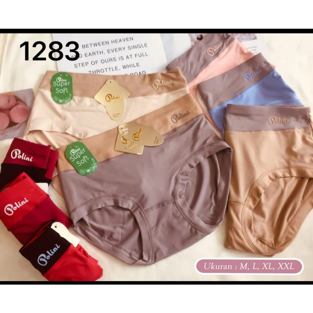 CELANA DALAM POLINI 1283 ISI 6 CD WANITA LUSINAN POLINI