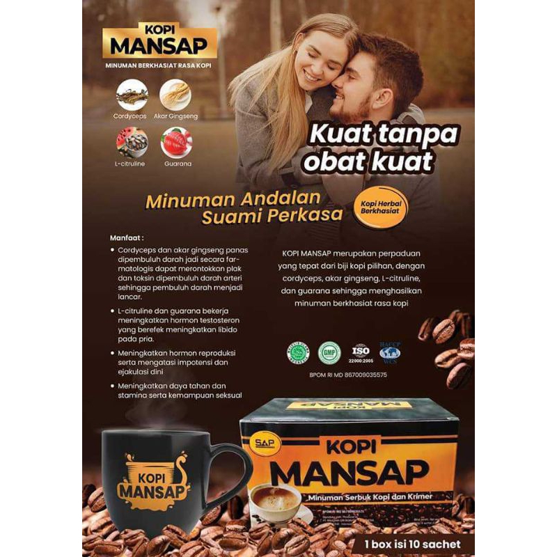 

KOPI MANTAP ORIGINAL PENAMBAH GARIAH S3KSUAL / KOPI MENINGKATKAN VITALITAS / KOPI PASUTRI / KOPI TAHAN LAMA / KOPI KESUBURAN PRIA / KOPI KEPERKASAAN / KOPI MENINGKATKAN SP3RMA