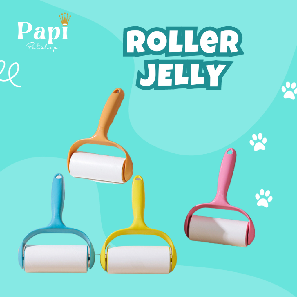 Pembersih Bulu Kucing Anjing di Baju Kasur Sofa Alat Sticky Roller Hair Pet Roll Premium Sikat Bulu