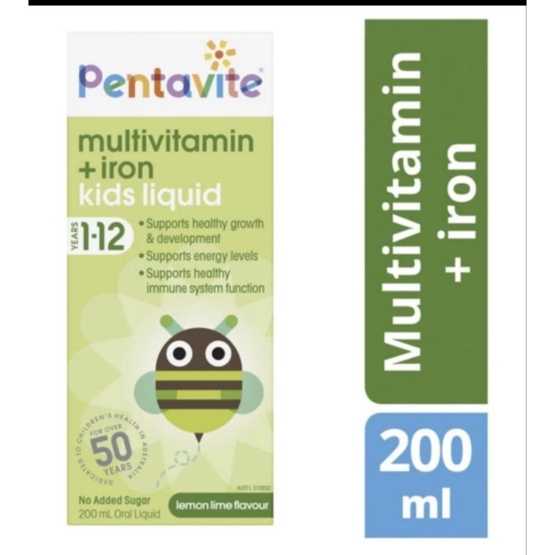 Pentavite Multivitamin Iron 200 ml