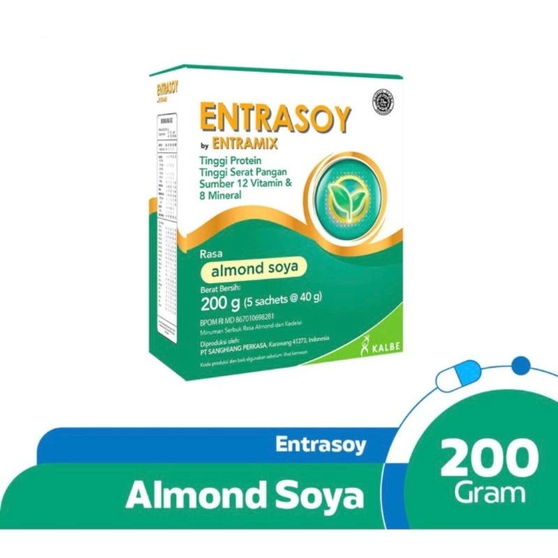 

ENTRASOY ALMOND SOYA 200GR/5SACHET