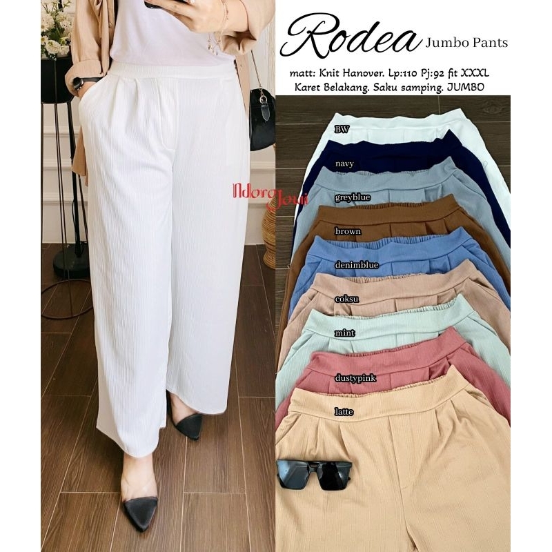 Rodea jumbo pants by Ndoro Jowi