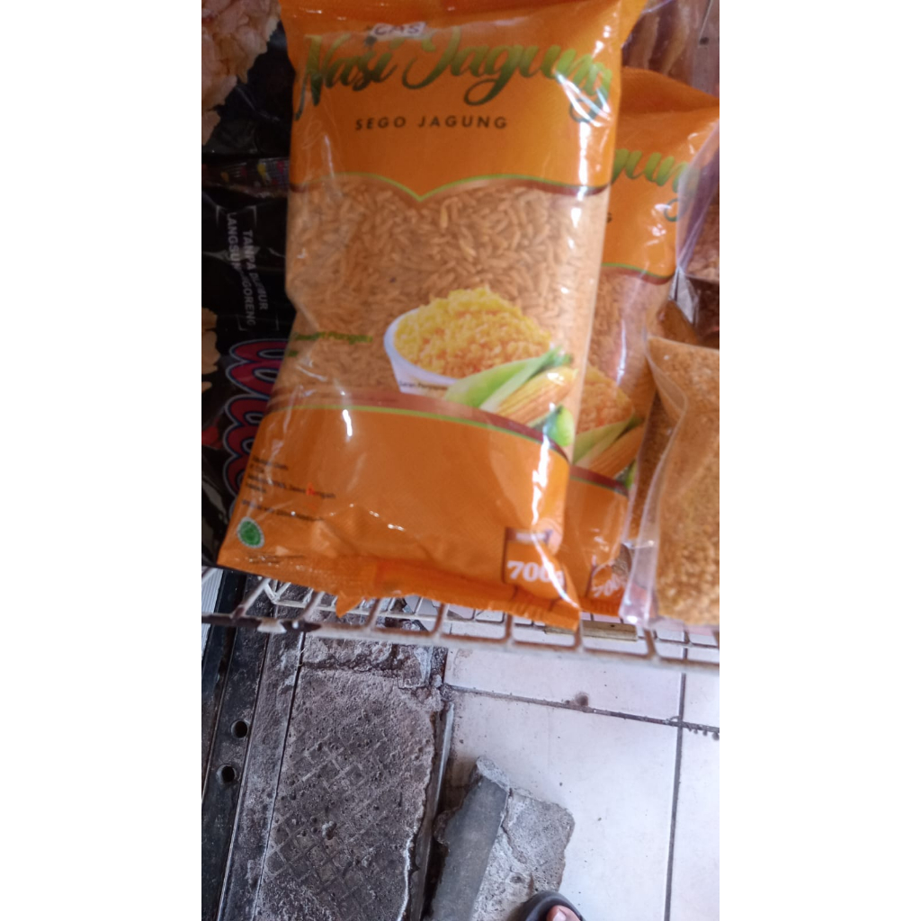 

Nasi Jagung Instant Wonogiri, 500 gram.Sangat lezat .tinggal di kukus