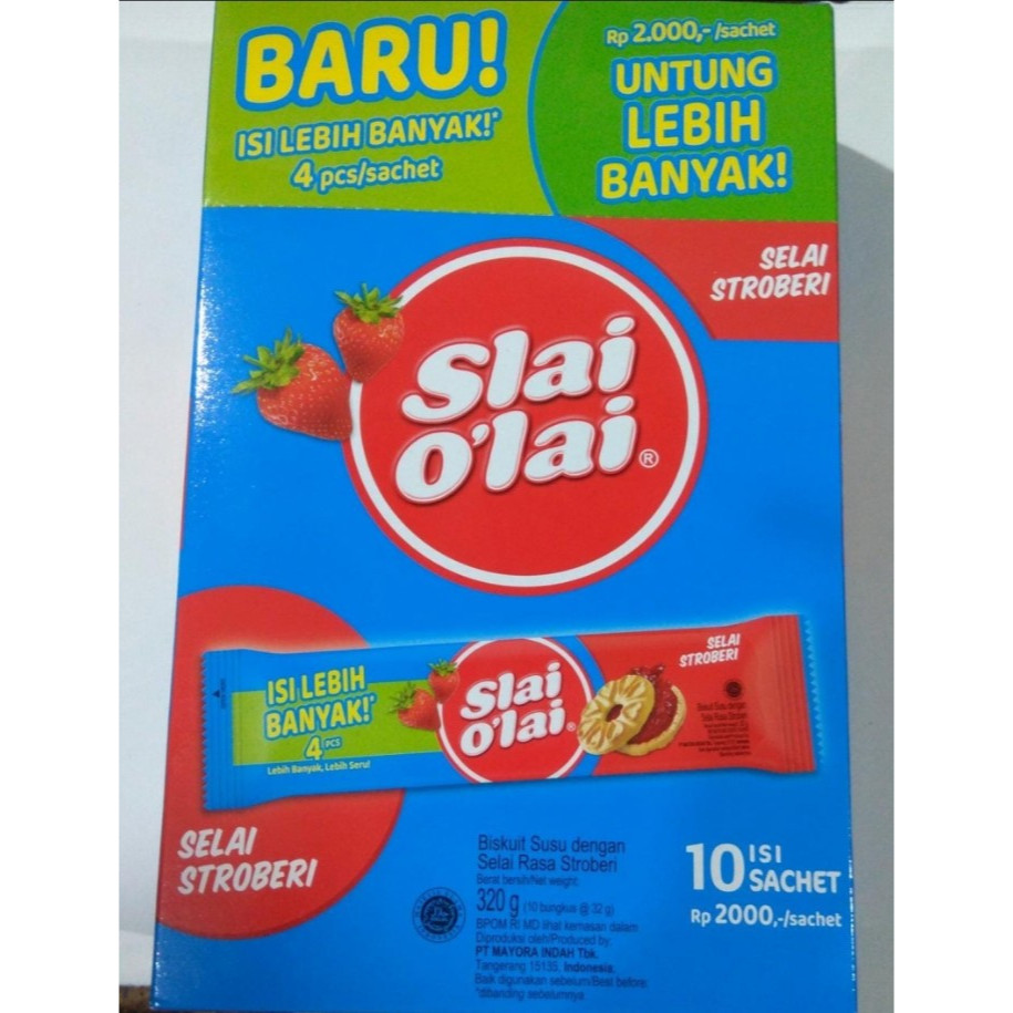 

SLAI OLAI STRAWBERRY 32 GR ISI 10 AYES TOSERBA