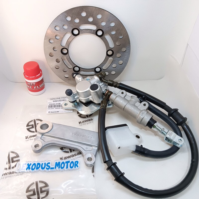 CAKRAM SET BELAKANG KLX,KLX 150 1 PAKET REM BELAKANG