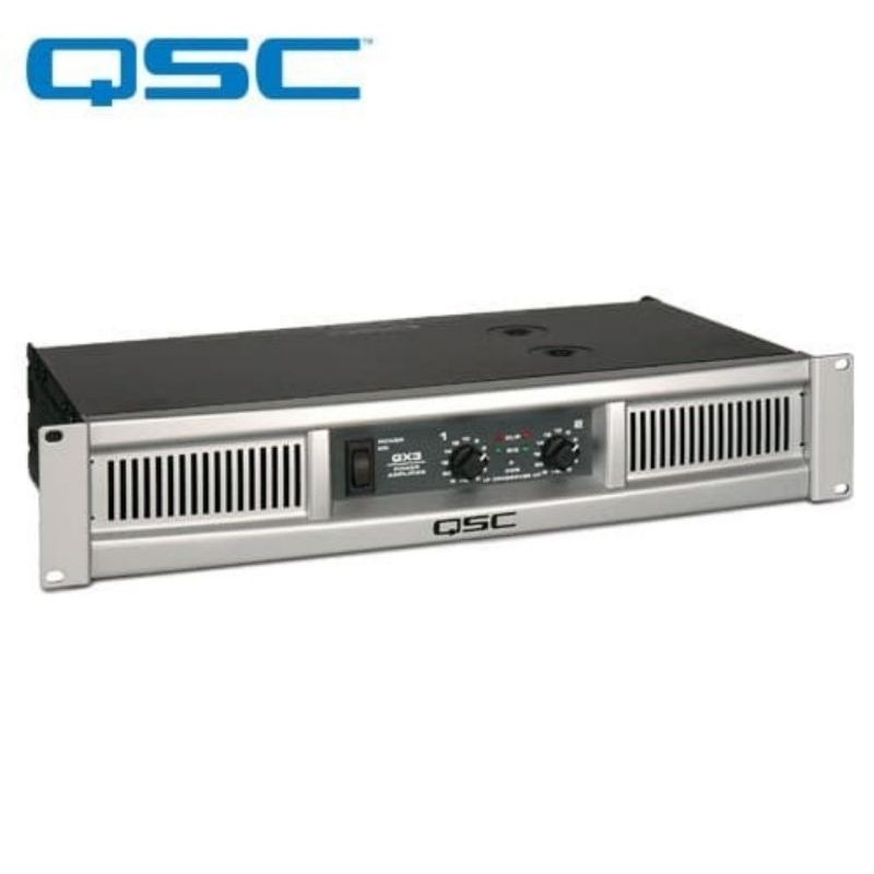 QSC GX3 | QSC GX-3 (Power Amplifier 2×300 Watt @8 Ohm)