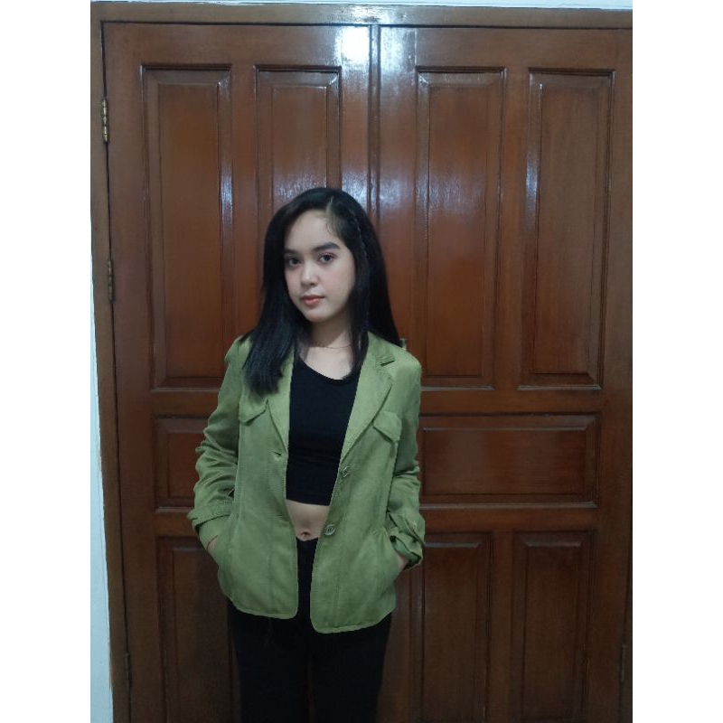 Blazer hijau