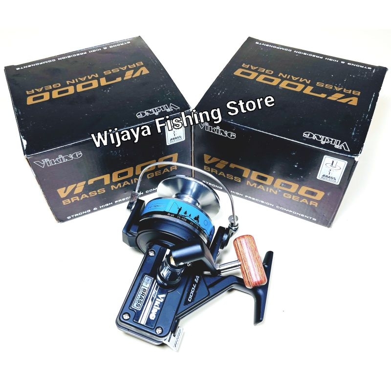 Reel Pancing Viking Black Vi 3000 5000 7000 Black 3 Ball Bearing
