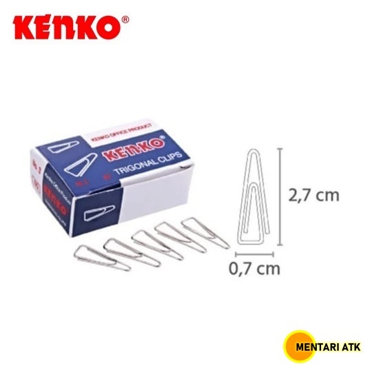 

Klip Kertas Kecil / Trigonal no.3 Kenko