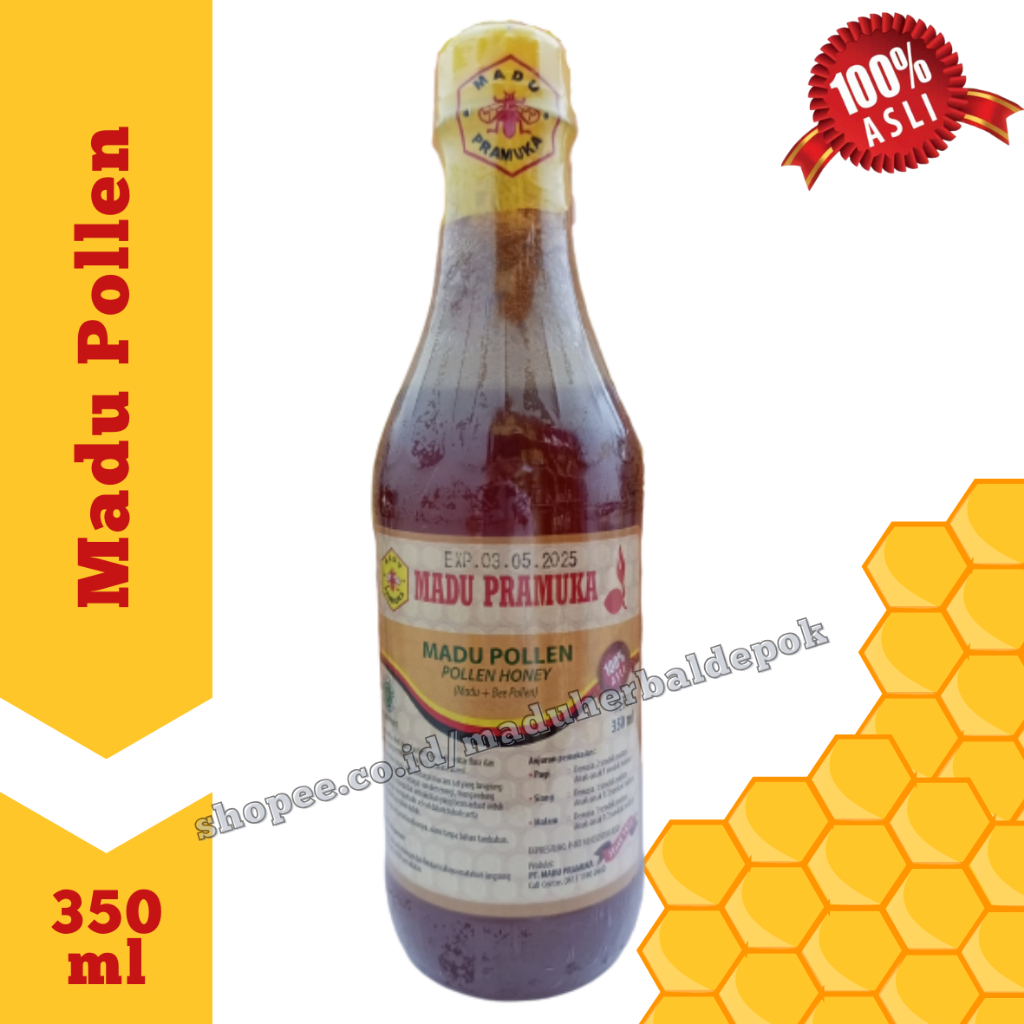 

Madu Pramuka Pollen 350 ml