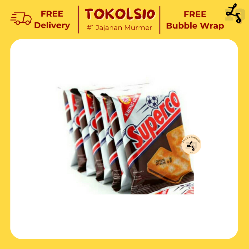 

Khong Guan Biskuit Superco 1000 Chocolate Renceng Isi 10 pcs @12gr