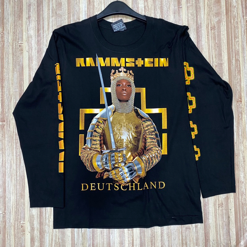 KAOS BAND RAMMSTEIN DEUTSCHLAND  FULL PRINT SABLON AOP BOLAK BALIK DEPAN BELAKANG IMPORT IMPOR THAI 