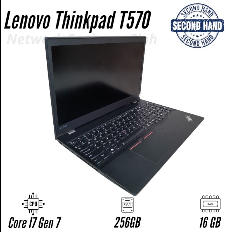 lenovo Thinkpad T570 i7 Gen 7 16/256GB