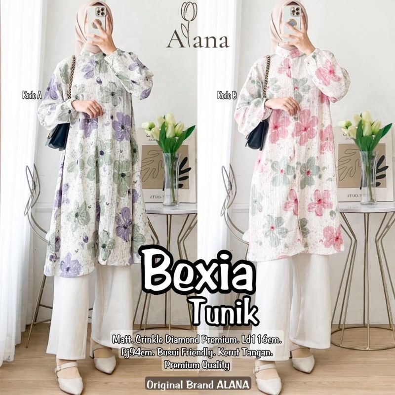 BEXIA TUNIK CRINKLE MOTIF