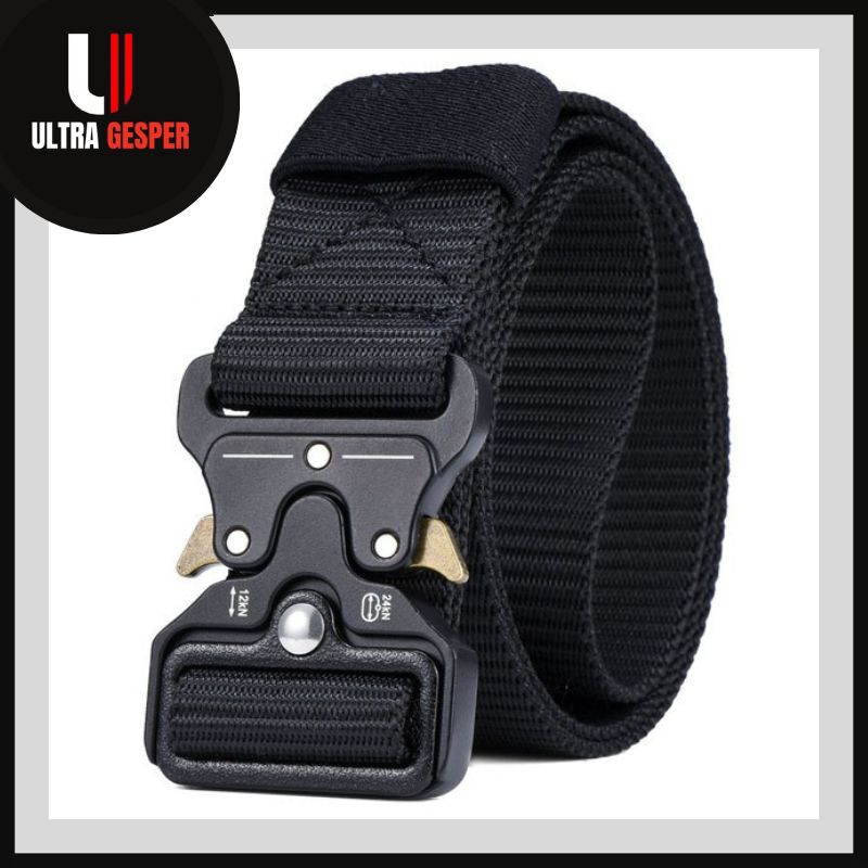 Ikat Pinggang Pria Canvas Militer Fast Unlocking Simple Ikat Pinggang Pria Universal