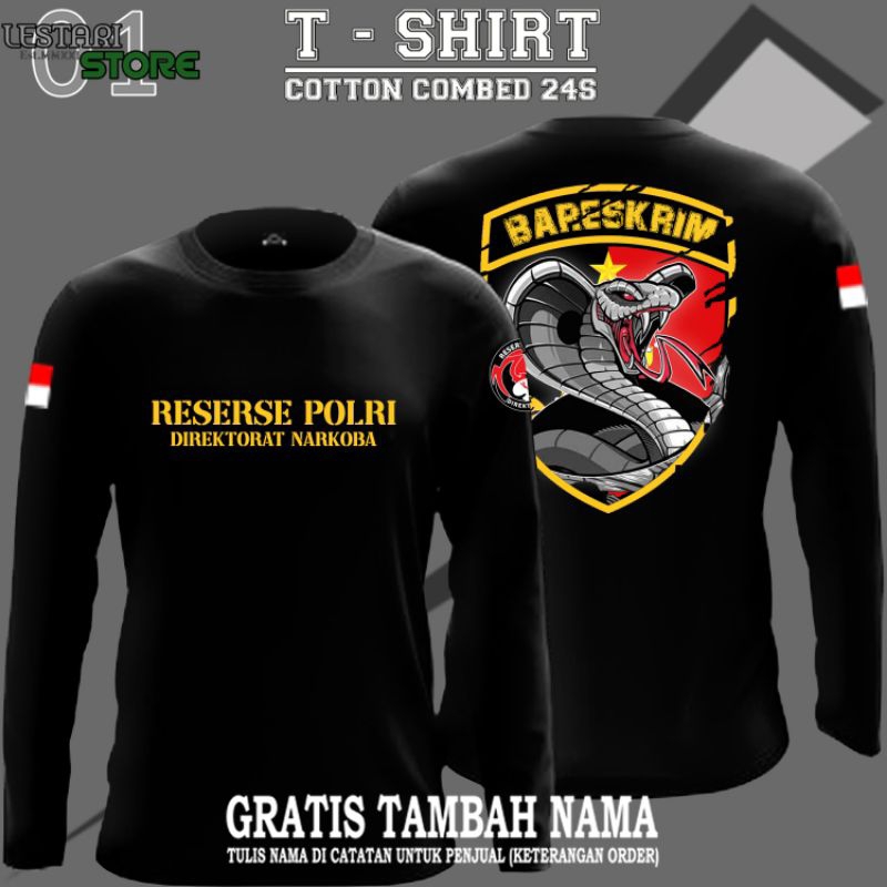 KAOS POLISI RESERSE POLRI - Tshirt polisi reserse polri terbaru