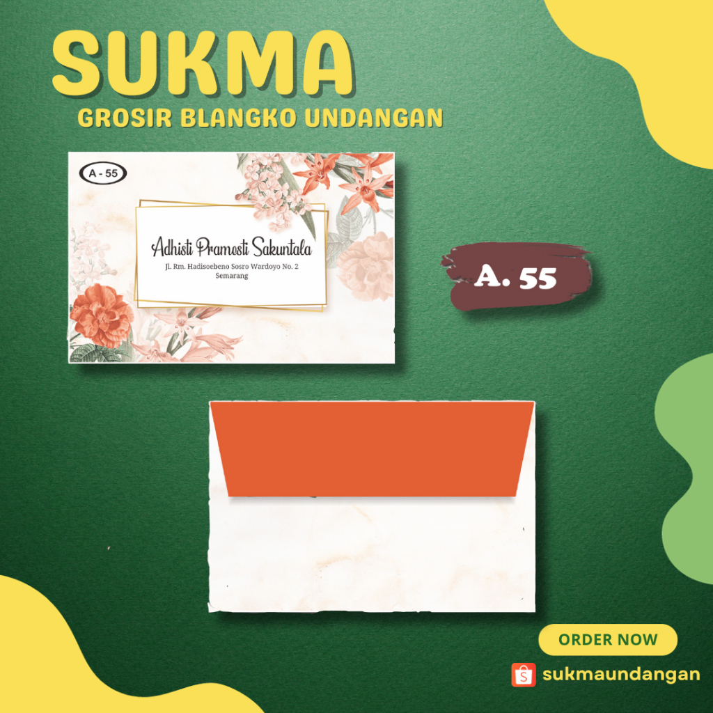 

AMPLOP KONDANGAN NIKAH MURAH FALAH A 55 50 PCS UKURAN KECIL | SUKMA UNDANGAN
