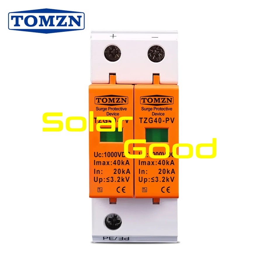 SPD DC 2P Surge Protector Device TOMZN