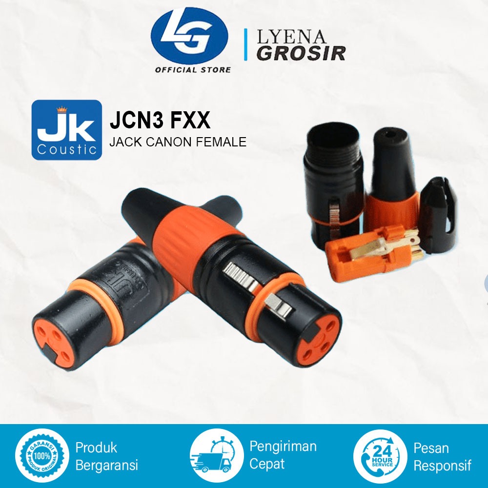 JK Coustic JCN3 FXX Jack Canon Female