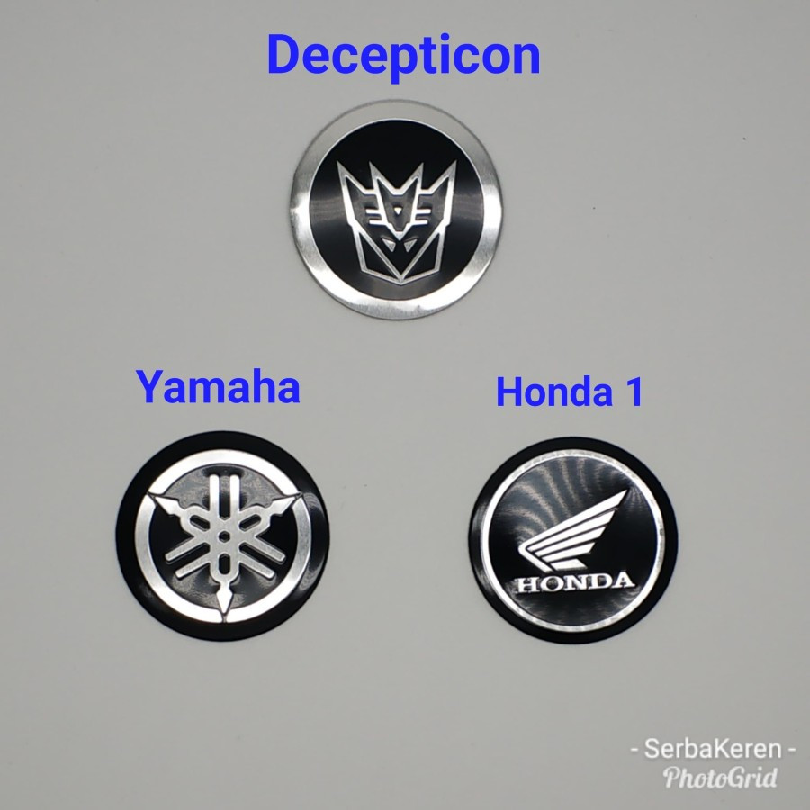 stiker emblem logo velg transformers yamaha honda