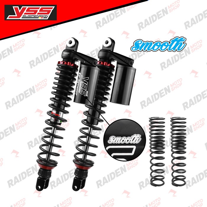 SHOCKBREAKER YSS G-SPORT SMOOTH TG302-395TR ADV 160 BLACK/BLACK/BLACK
