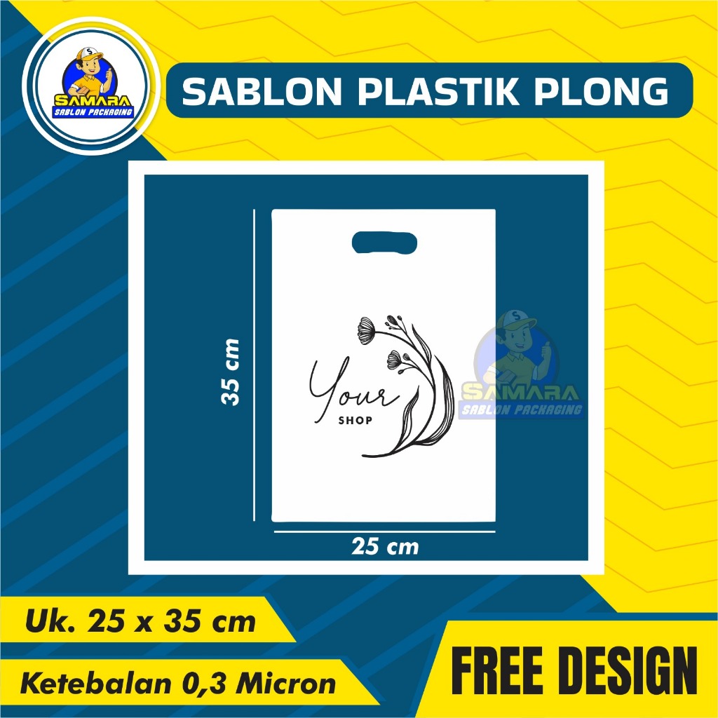

Plastik sablon 25x35 [PLONG] 0,3 micron