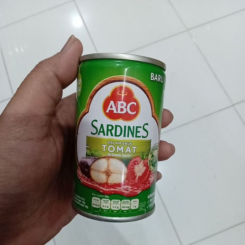 

Mahbubah - ABC 155 g Sardines dalam Saus Tomat Kaleng