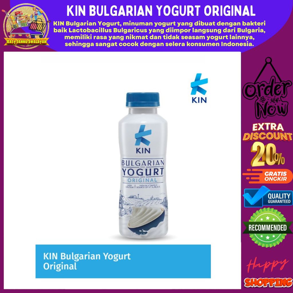 

KIN BULGARIAN YOGURT ORIGINAL 200ml