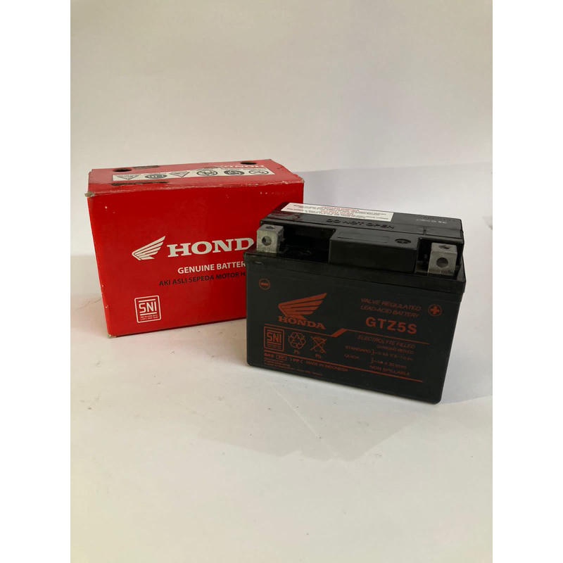 AKI Honda ORI GTZ5S(31500-KPH-881) aki motor,KHARISMA SUPRA X125, VARIO 110 techno,VARIO 110 fi led,