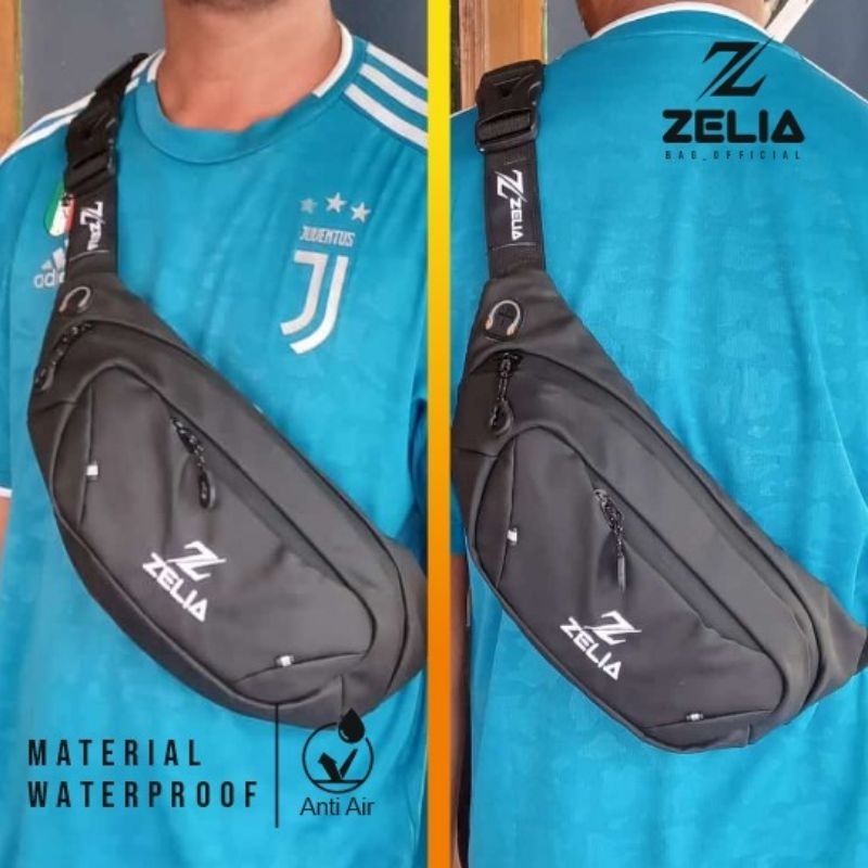 tas selempang waisbag distro waterproof phanthom pria wanita Zelia wofen