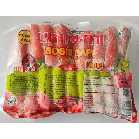 

Umiami Sosis Sapi isi 50pcs 450gr - King Frozen Tondano (Frozen Food Tondano)