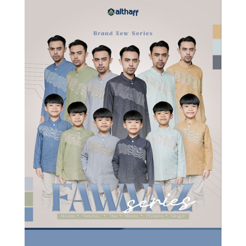 KOKO FAWWAZ SERIES BY ALTHAFF KOKO COUPLE AYAH ANAK LENGAN PANJANG