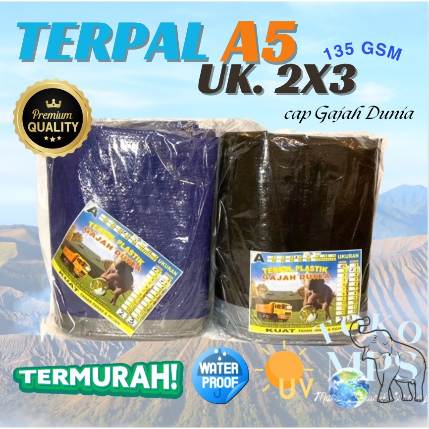 Terpal Plastik A5 UK. 2X3