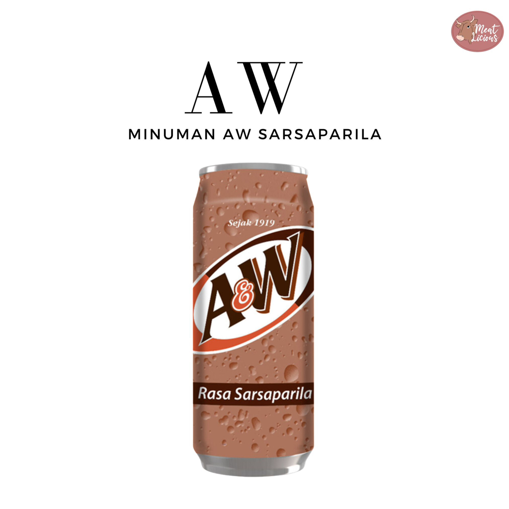 

AW SARSAPARILA A & W 330ML - Minuman bersoda