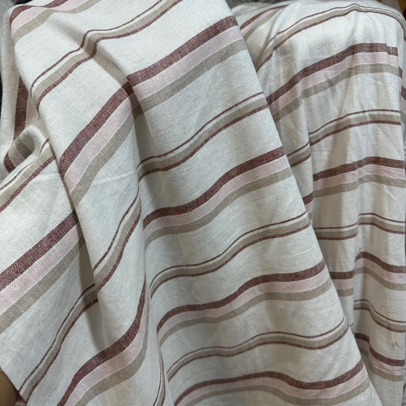 kain katun linen motif terbaru harga meteran