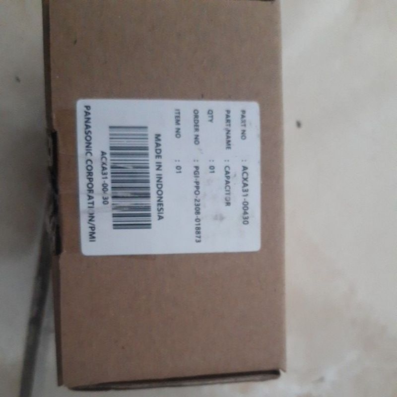 kapasitor compressor ac ori panasonic untuk 1 pk r32