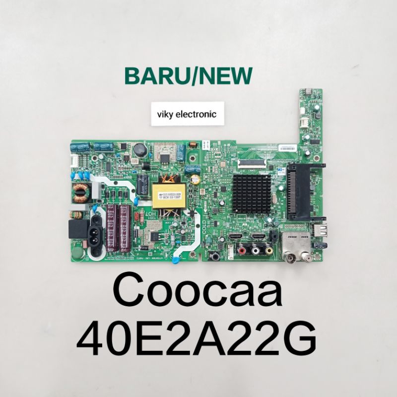 COOCAA 40E2A22G mainboard mb mobo modul mesin tv COOCAA 40E2A22G