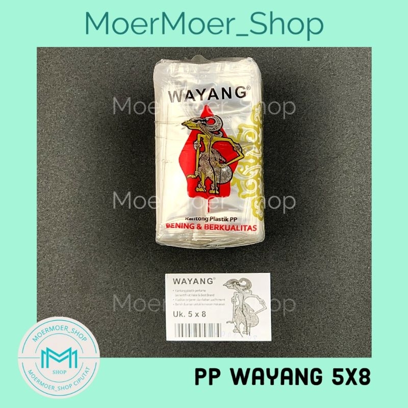 Plastik PP Wayang 5x8/ PP Wayang 6x10/ PP Wayang 6x12