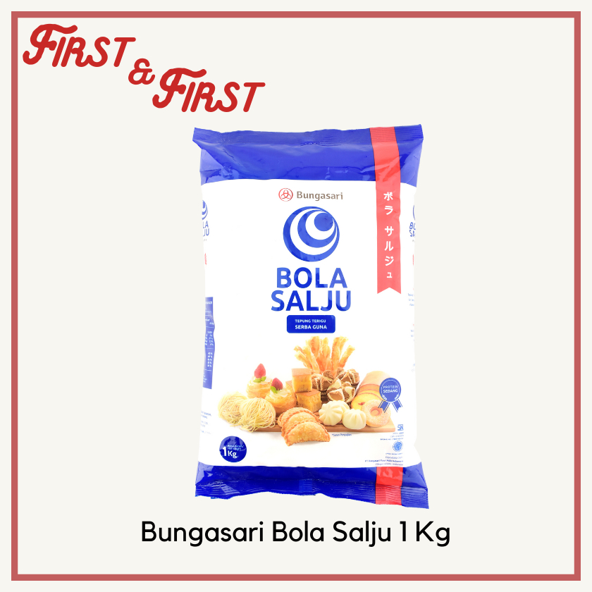 

BungaSari Bola Salju 1KG - Tepung Terigu Bola Salju Bungasari