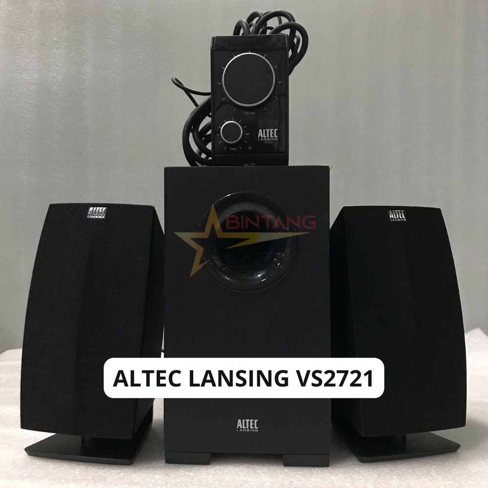 Audio Speaker Altec Lansing VS 2721 Second Bekas Like New Bass