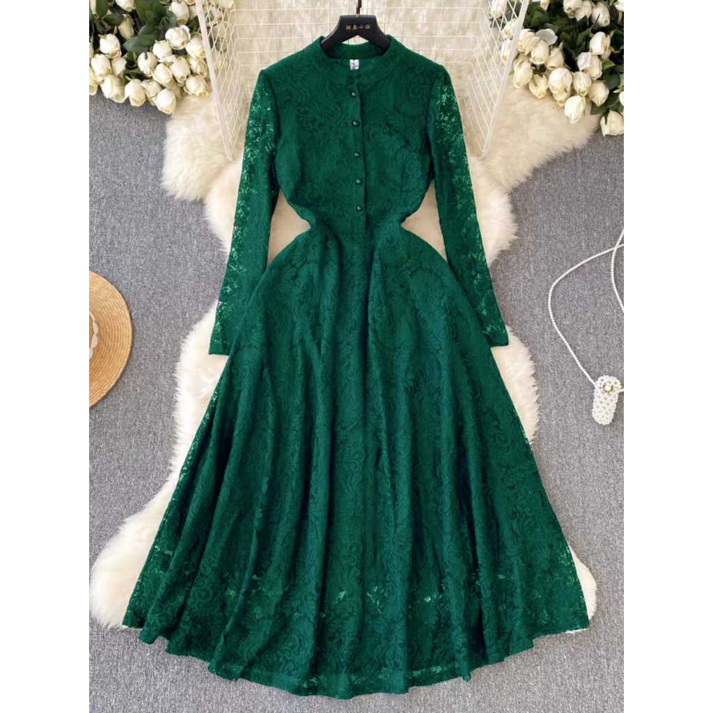 Baju Dris Perempuan Bju Kondangan Gaun Dreas Bajju Gereja Kristen Kekinian Viral 2025 Dress Wanita P