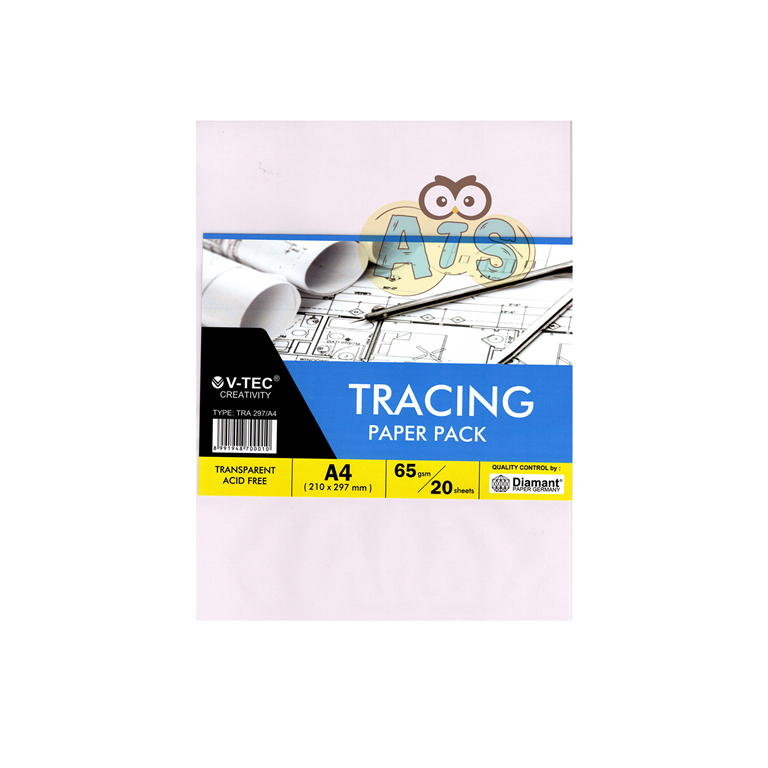 Kertas Kalkir / Tracing Paper A4 V-TEC
