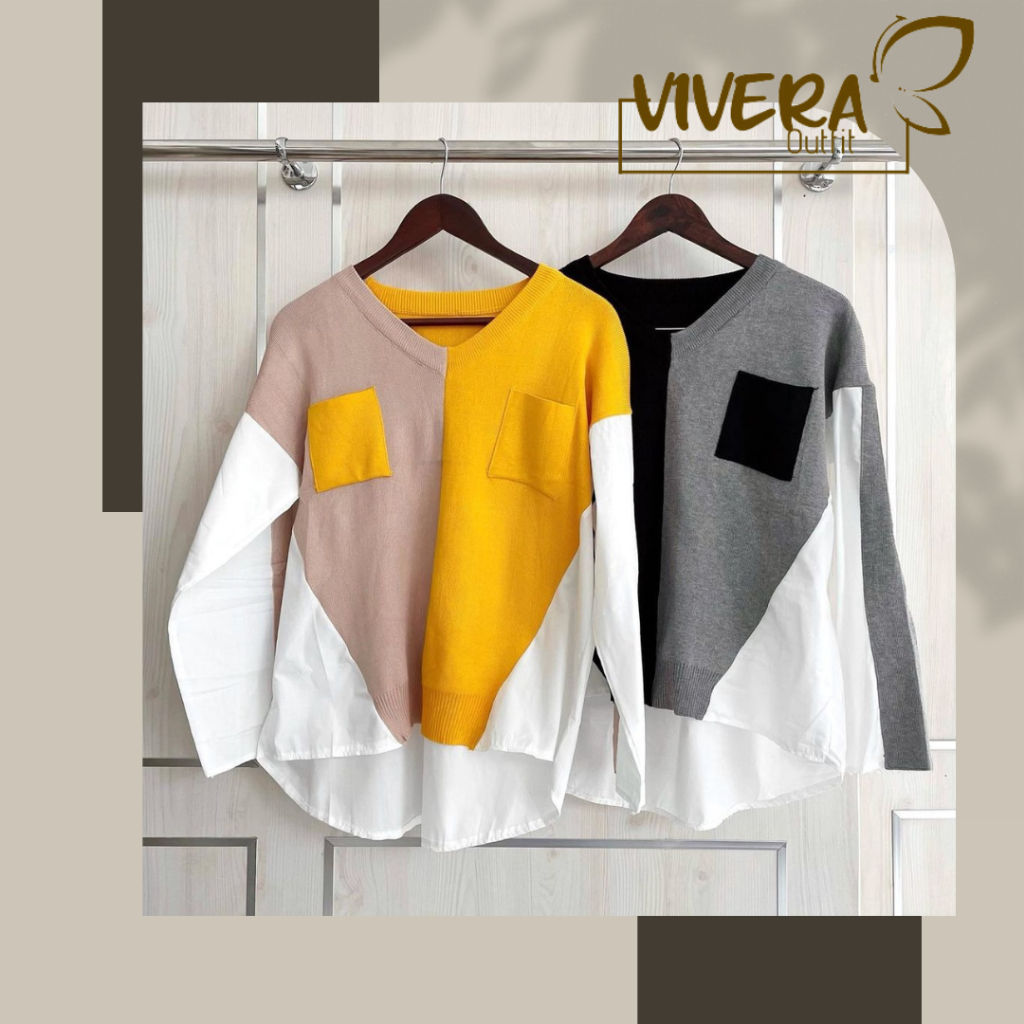 Zanzea Top / Atasan rajut adem