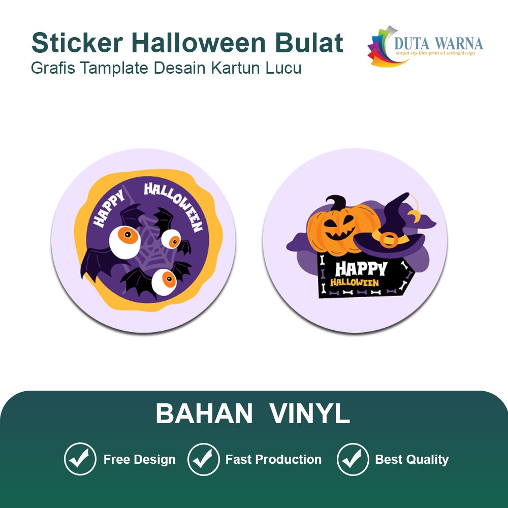

STIKER HALLOWEEN BULAT / STIKER VINIL
