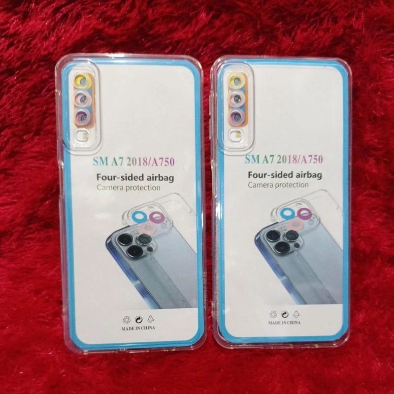 Soft Case Bening Type Hp Samsung A7 2018 Case Transparan Pelindung Camera