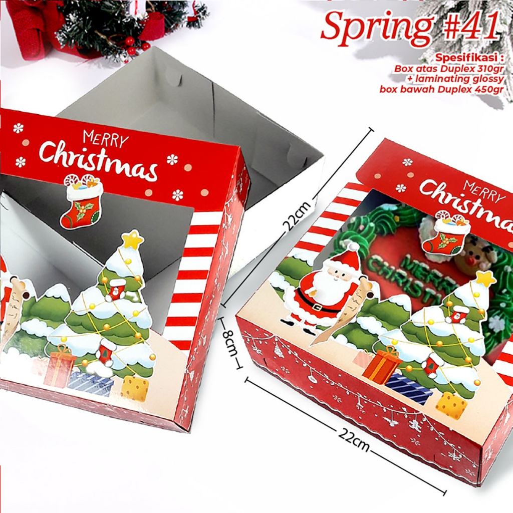 

BOX KUE NATAL / BOX SPRING NATAL
